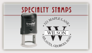 Specialty and Custom Rubber stamps