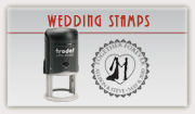 Custom Wedding Rubber Stampps